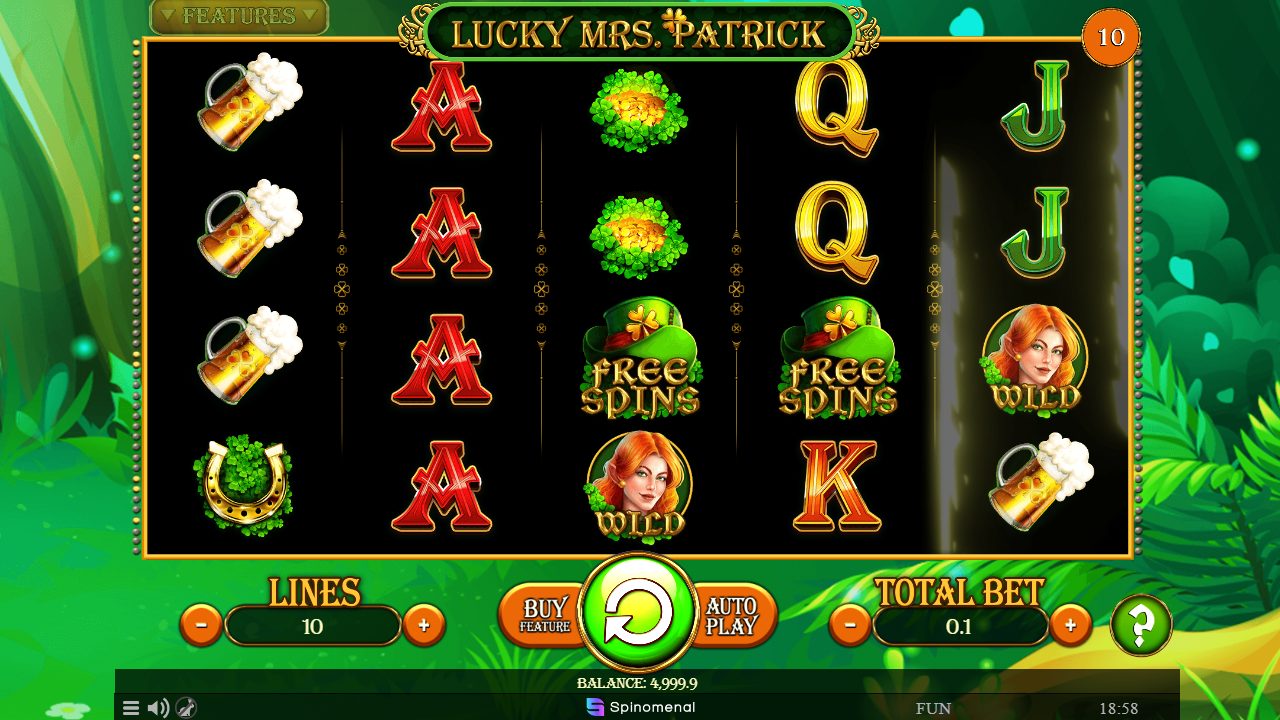 Rouleaux au repos avec les chapeaux Free Spins et le wild bien en vue : la fonction phare de la baraque.
